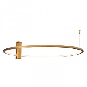 Złoty Plafon Sufitowy LED Okrąg QUEEN C0240 MAXLIGHT