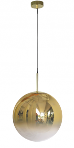 ZŁOTA LAMPA WISZĄCA GLAMOUR LIGHT PRESTIGE PALLA LP-2844/1P GD