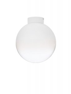 Klasyczny plafon lampa sufitowa LED biała szklana kula minimalistyczna uniwersalna możliwość ściemniania LIVANDO LE45184 Luces Exclusivas