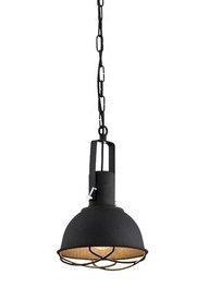 RUSTYKALNA LAMPA WISZĄCA ARGON CALVADOS 3188 CZARNA VINTAGE