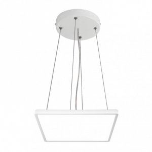 Biała Nowoczesna Lampa Wisząca LED BASTIA PND-83625-230S-18W-WH ITALUX