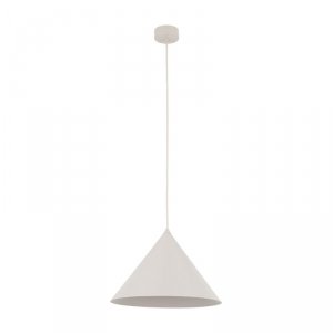 Beżowa lampa wisząca stożkowy klosz minimalistyczna loftowa uniwersalna klasyczna CONO L 11381 TK-LIGHTING