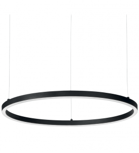 NOWOCZESNA LAMPA WISZĄCA OKRĄGŁA LED CZARNA IDEAL LUX 304410 ORACLE SLIM D70 ROUND 4000K RING KOŁO LED