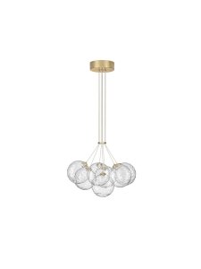 Lampa wisząca wielopunktowa LED ściemnialna okrągłe szklane designerskie kule 14,6cm nowoczesna ALBORA LE45748 Luces Exclusivas