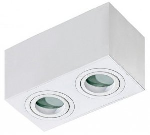 TUBA NATYNKOWA DOWNLIGHT AZZARDO BRANT SQUARE IP20 AZ2826 BIAŁA