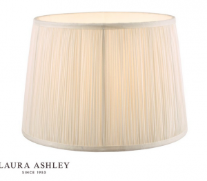 Klosz Abażur 20cm LAURA ASHLEY Hemsley Pleated Silk Cream DAR LIGHTING LA3703518-Q (Abażur- Bez Podstawy)