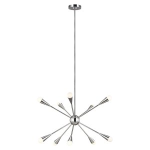 Nowoczesna Lampa wisząca Jax Feiss FE-JAX10-PN Polerowany nikiel