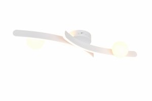 Lampa sufitowa plafon LED biały falista listwa z kulami zmiana barwy światła uniwersalny NAPOLI 637910231 Trio