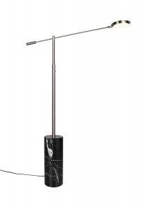 Nowoczesna dekoracyjna lampa podłogowa LED designerska marmurowa podstawa ściemnialna FIORE 454610107 TRIO