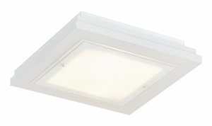 Lampa sufitowa plafon kwadratowy 32cm drewniany klasyczny nowoczesny minimalistyczny biały TABOR 7266 Argon