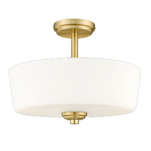 Stylowy nowoczesny mosiężny plafon sufitowy ASPEN C03279BR Cosmo Light