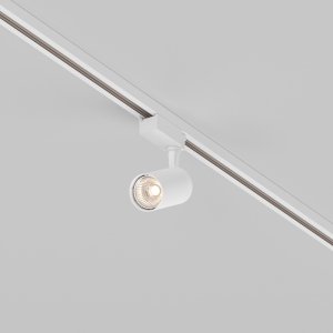 Lampa szynowa reflektor szynoprzewody jednofazowe LED nowoczesny aluminium biała regulowana tuba VUORO MAYTONI TR003-1-6W3K-S-W