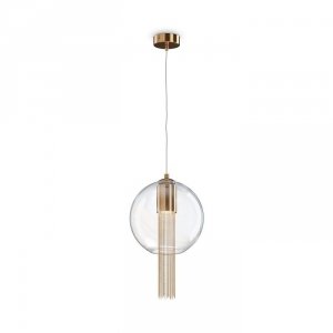 Lampa Wisząca Szklany Kulisty Klosz FLUSSO P095PL-01BZ1 MAYTONI 