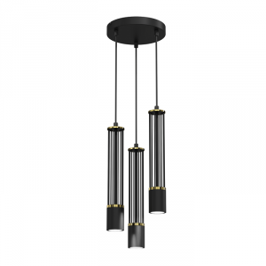 Lampa Wisząca Szklano Metalowa 3xGU10 ESTILO MLP8411 MILAGRO 