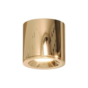 Lampa sufitowa do łazienki tuba Yaskr Luna 1xGU10 złota IP65 CL0103-GD