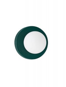 Kinkiet minimalistyczny uniwersalny zielony szklany klosz kula możliwość ściemniania MALVANO LE45264 Luces Exclusivas