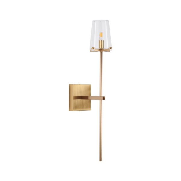 Kinkiet ścienny szklany złoty CLASSICO 62 CM Step Into Design ST-DL8502 gold