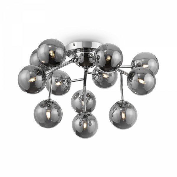 MOLEKULARNY PLAFON SUFITOWY SZKLANE KULE MODERN CHROM MAYTONI DALLAS MOD545PL-12CH