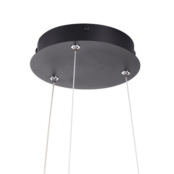Czarna lampa wisząca FRILL LED 45 cm ST-DL6487-BK Step Into Design