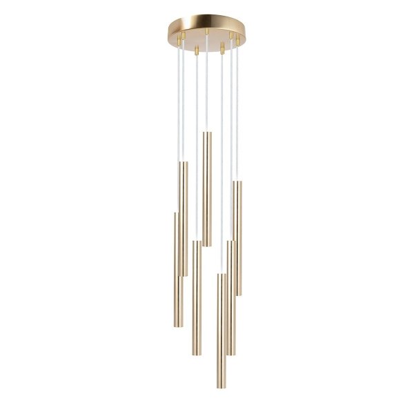  Złota lampa wisząca sopel Premium VII Sigma 40960 lampa nad stół nad wyspę złote rurki 
