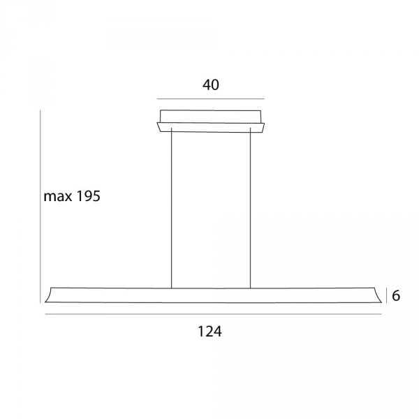 Czarno Złota Lampa Wisząca LED Nowoczesna JO-JO P0594 MAXLIGHT