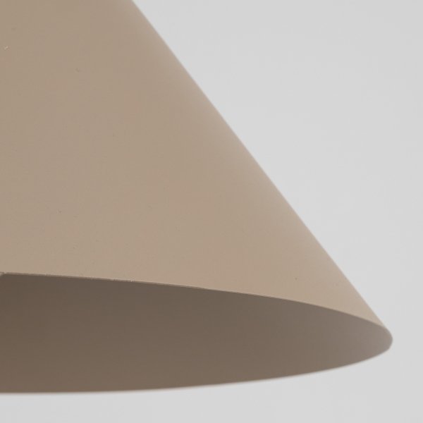 Beżowy metalowy klosz lampa wisząca CONO L 10621 TK-LIGHTING