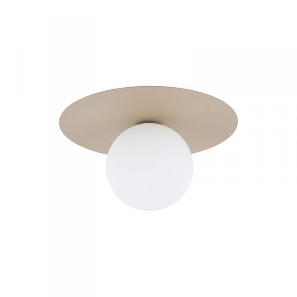 Nowoczesna oprawa ścienno-sufitowa plafon kinkiet okrągła beżowa minimalistyczna uniwersalna klasyczna PIXI 11334 TK-Lighting