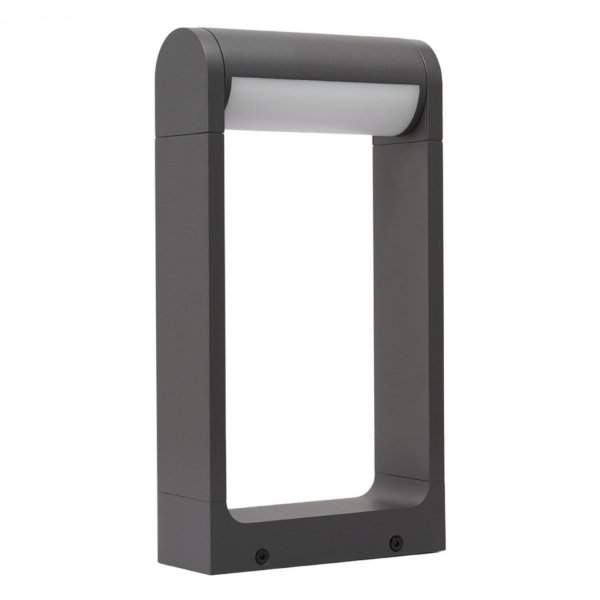 Lampa stojąca zewnętrzna IP65 niski słupek LED ciemno szara Azzardo FRAME 30 AZ6686 12W 4000K