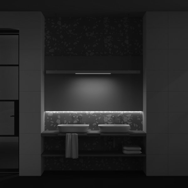  Ścieżka świetlna listwa LED do szynoprzewodu magnetycznego aluminium biała BASIS  MAYTONI TR030-4-24W3K-WW-DS-W