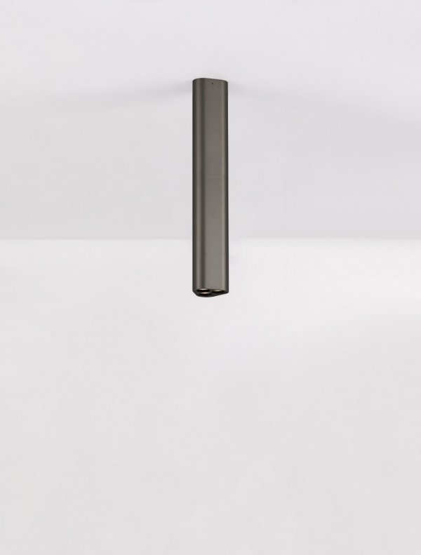 Nowoczesny plafon lampa sufitowa LED srebrna tuba uniwersalna minimalistyczna aluminiowa PARENZO LE45527 Luces Exclusivas 