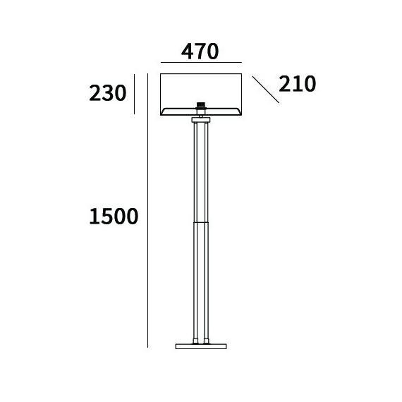 LAMPA PODŁOGOWA ATHENS F01451WH CR COSMO LIGHT