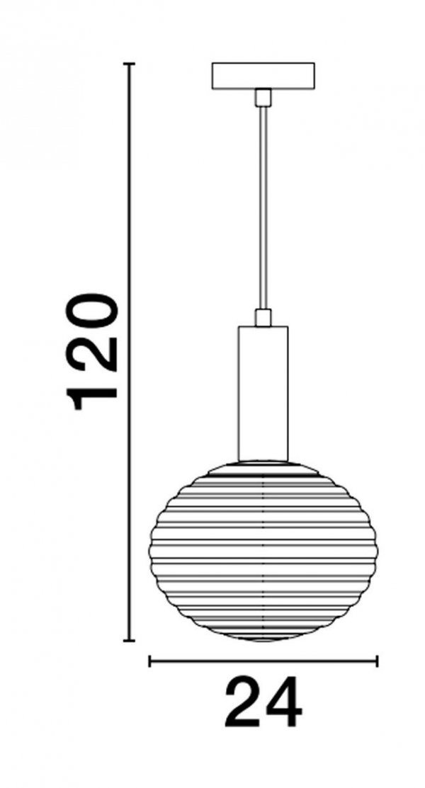 Lampa Wisząca Nowoczesna Złota Biały Szklany Klosz BALAJU LE43678 LUCES EXCLUSIVAS