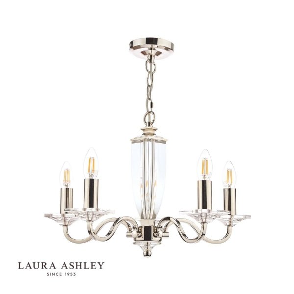 Żyrandol Świecznikowy Kryształowy LAURA ASHLEY CARSON LA3603223-Q DAR LIGHTING