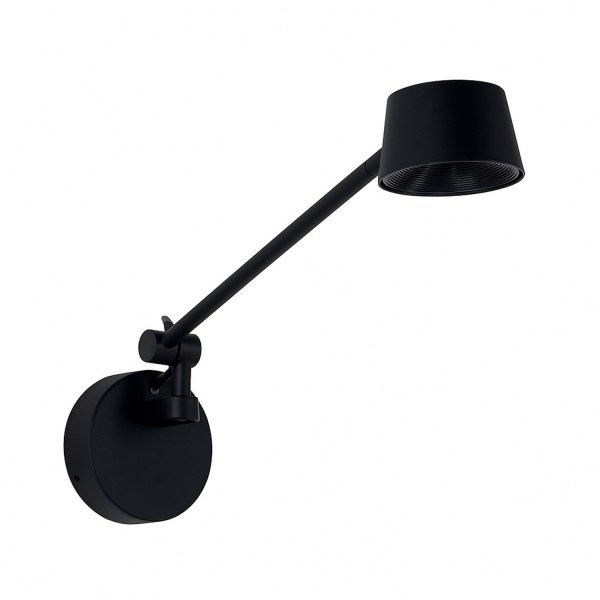 Kinkiet na wysięgniku czarny MOLLY S WALL BLACK Azzardo AZ6805