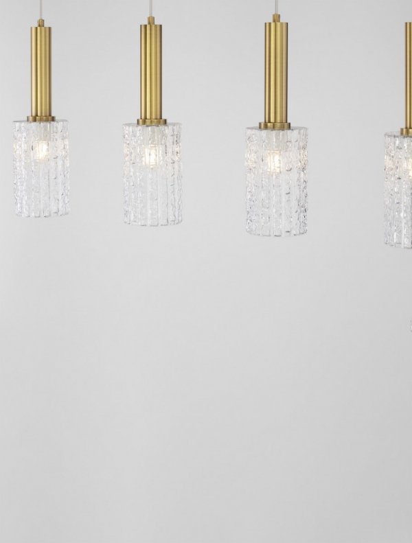 Nowoczesna Lampa Wisząca Glamour Szklany Klosz OROYA LE44338 LUCES EXCLUSIVAS