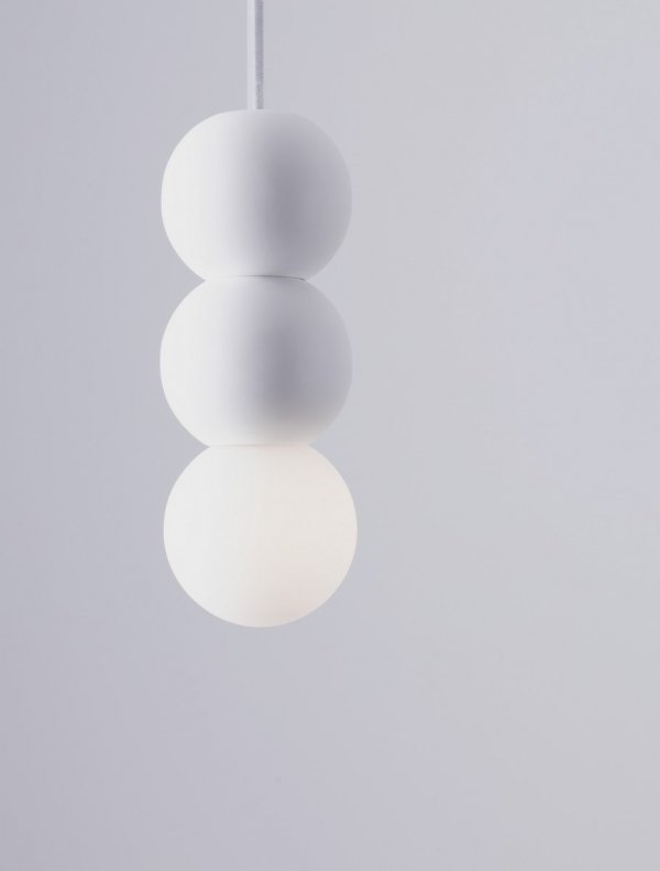 Lampa wisząca betonowo szklane kule IBAGUE LE44662 Luces Exlusivas