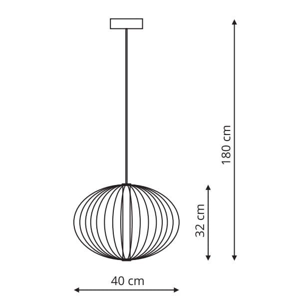 NOWOCZESNA CZARNA LAMPA WISZĄCA LOFT LED LIGHT PRESTIGE TREVISO LP-798/1P S BK