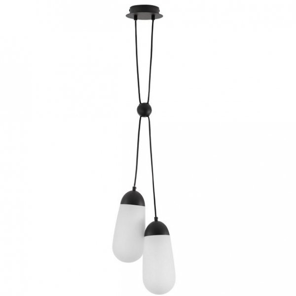 Minimalistyczna Nowoczesna Lampa Wisząca Czarna BADEN LE43375 LUCES EXCLUSIVAS