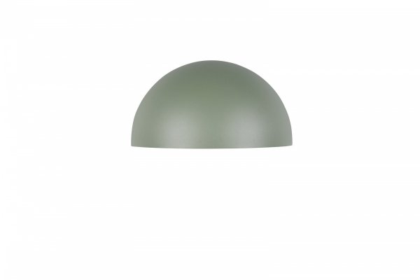 Kinkiet zewnętrzny zielony aluminiowy półokrągły klosz minimalistyczny klasyczny uniwersalny MAAS IP44 262460115 Trio