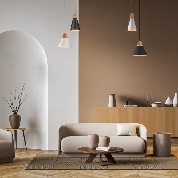 NOWOCZESNA LAMPA SUFITOWA WISZĄCA SZARA TRÓJKĄT METALOWA BICONES MAYTONI P359-PL-220-C