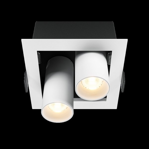 Biała Nowoczesna Oprawa Sufitowa Wpuszczana Downlight Maytoni DL094-02-7W3K-W LED 14W