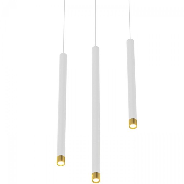 Lampa Sufitowa Prosta Biało Złota Q I BIANCO/ GOLD 60 OR85174 ORLICKI DESIGN