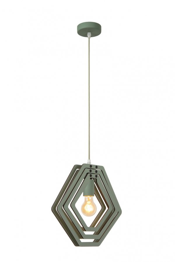 Drewniana Lampa Wisząca Nowoczesna MAURO 77489/01/33 LUCIDE