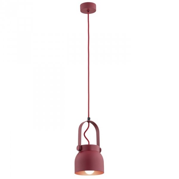 Mała Lampa Wisząca Loft Czerwona LOGAN 8292 ARGON