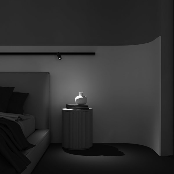 Ścieżka świetlna lampa szynowa regulowana LED aluminium czerń i mosiądz Focus LED MAYTONI TR032-4-5W3K-M-DS-BBS