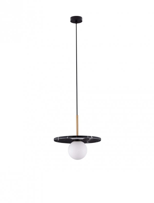 Stylowa lampa wisząca marmur szklany klosz JUANJUI LE44853 Luces Exlusivas