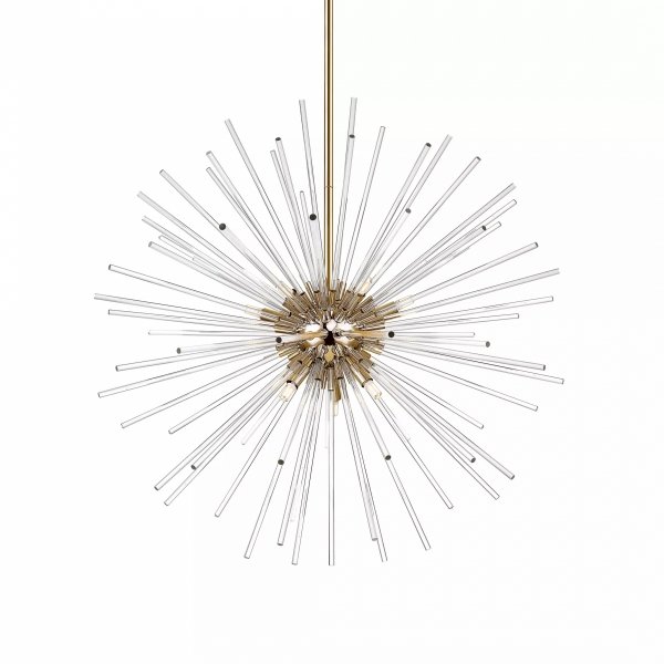 Lampa wisząca szklana gwiazda glamour Zuma Line P0491-09D-F7AC URCHIN