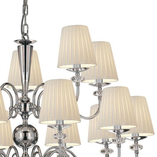 Żyrandol Angielski CHROM LILOSA 8688 AMPLEX