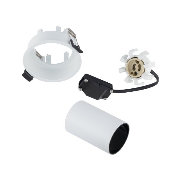 Nowoczesna Oprawa Punktowa Podtynkowa Tuba MONO SLIDE WHITE/WHITE/BLACK 10796 Nowodvorski Lighting