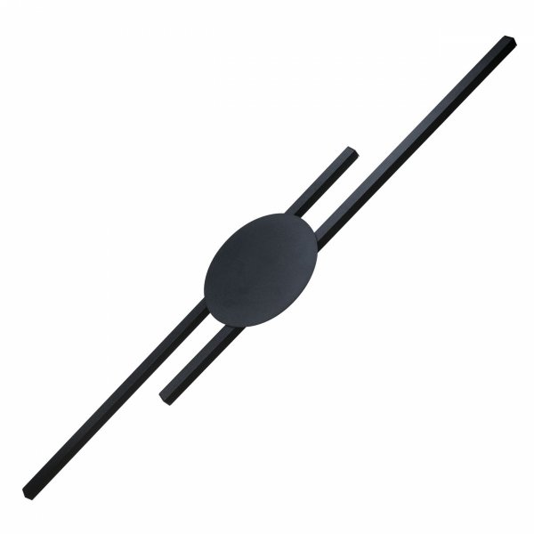 Nowoczesna lampa ścienna kinkiet LED podwójna listwa czarna minimalistyczna JAVA II BLACK 1367 TK-Lighting